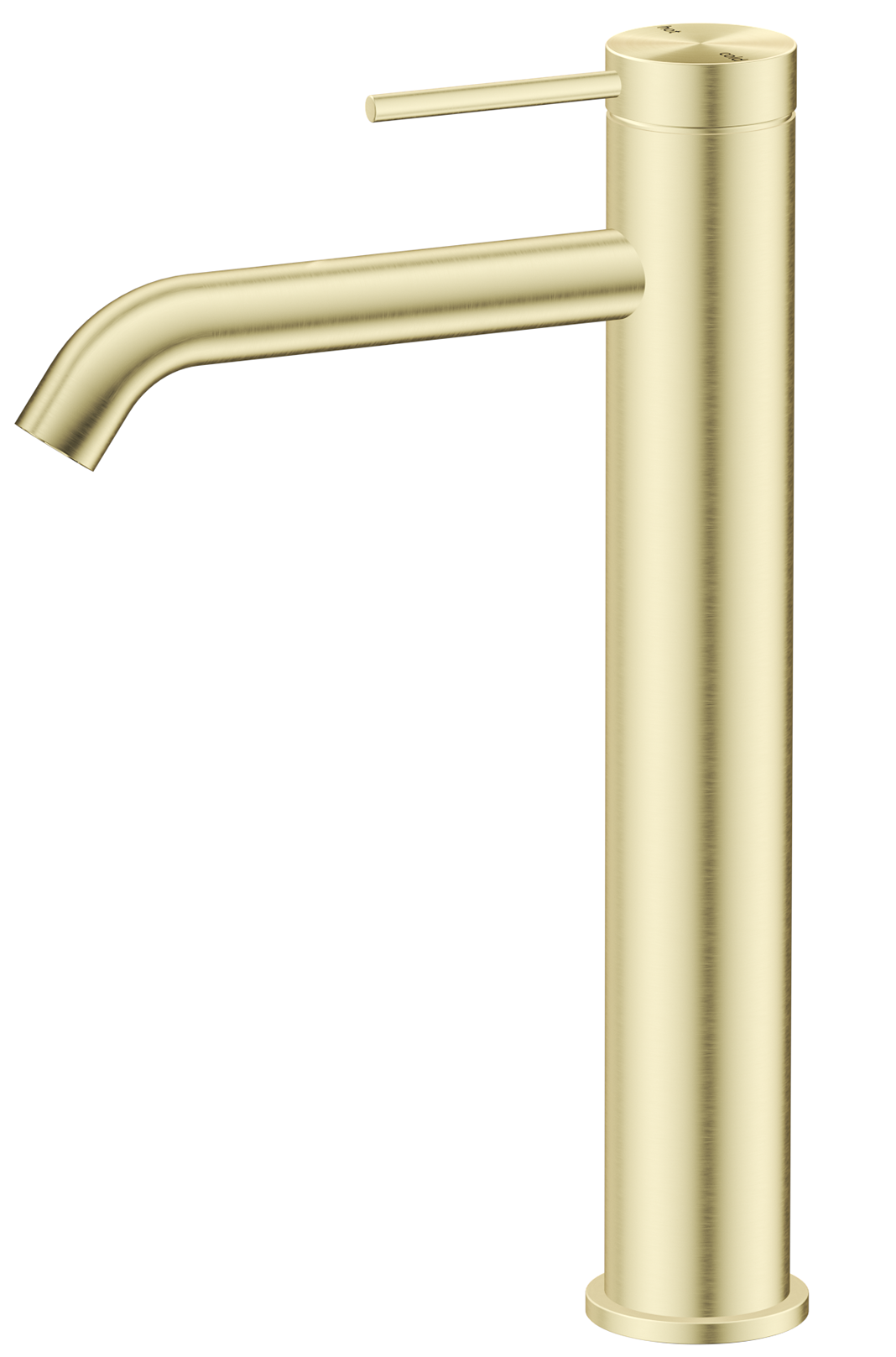 Mica TALL Basin Mixer - Curved Spout - FRENCH GOLD