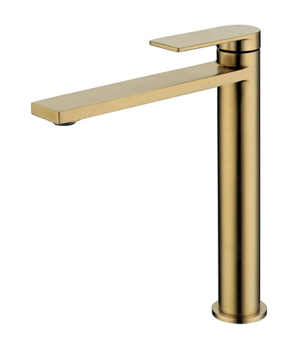 'Cresta' - Tall Basin Mixer - Brushed Gold