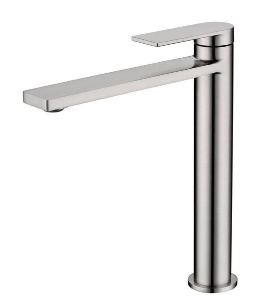 'Cresta' - Tall Basin Mixer - Brushed Nickel