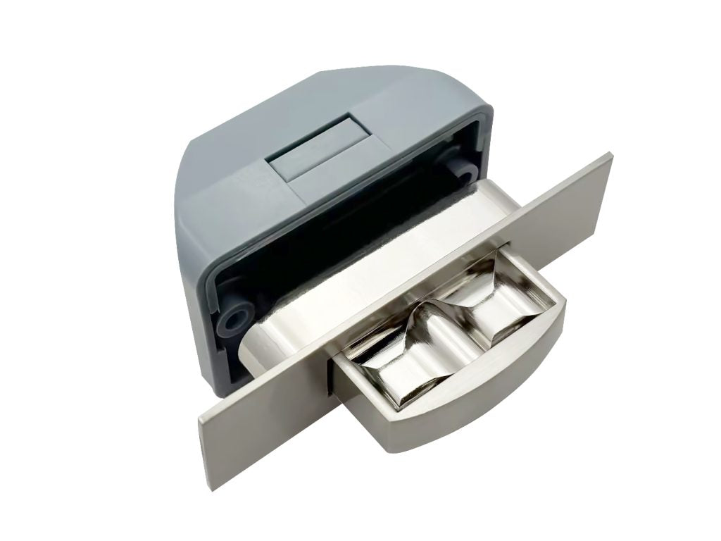 Push Lock Cabinet Handle - Brushed Nickel