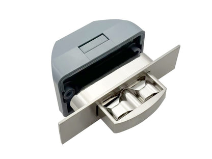 Push Lock Cabinet Handle - Brushed Nickel