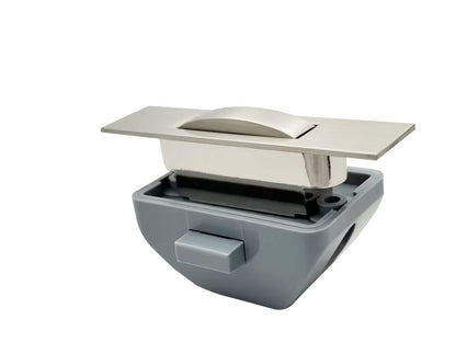 Push Lock Cabinet Handle - Brushed Nickel