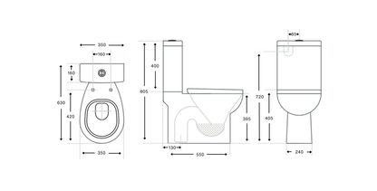 Botany Close Couple Toilet Suite
