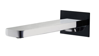 Zenon Bath Spout - BLACK / CHROME**