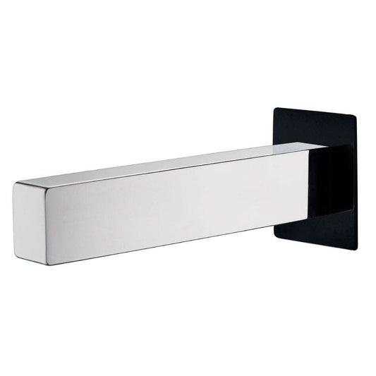 Vivo Noir Bath Spout - BLACK / CHROME