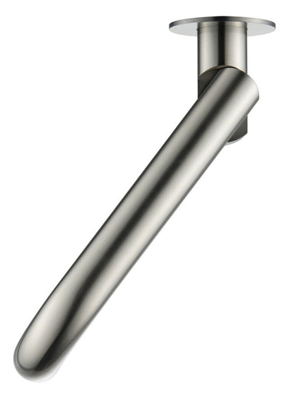 Mica Swivel Bath Spout - Curved - Brushed Nickel