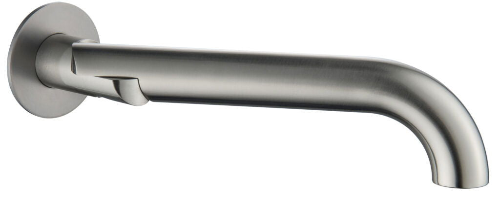 Mica Swivel Bath Spout - Curved - Brushed Nickel