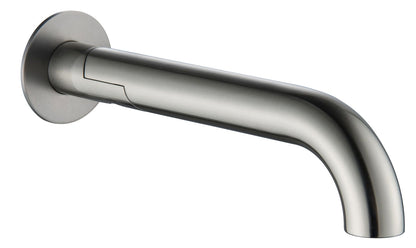 Mica Swivel Bath Spout - Curved - Brushed Nickel