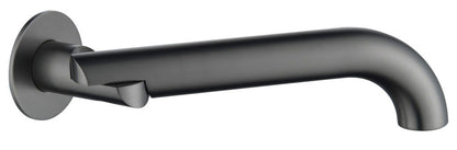 Mica Swivel Bath Spout - Curved - Gunmetal