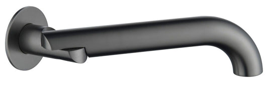 Mica Swivel Bath Spout - Curved - Gunmetal