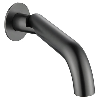 Mica Swivel Bath Spout - Curved - Gunmetal