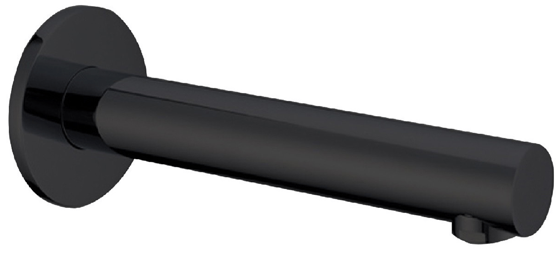 Bath Spout Round 180mm - BLACK