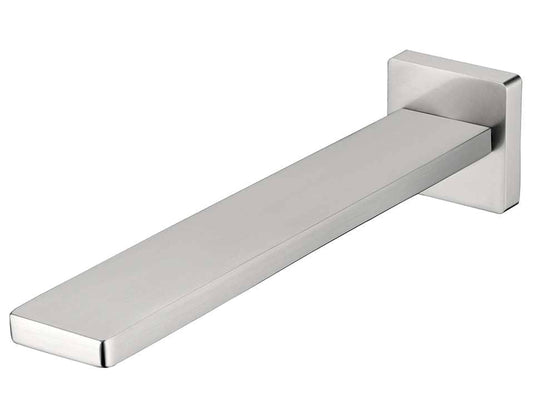 'Cresta' - Bath spout - Brushed Nickel