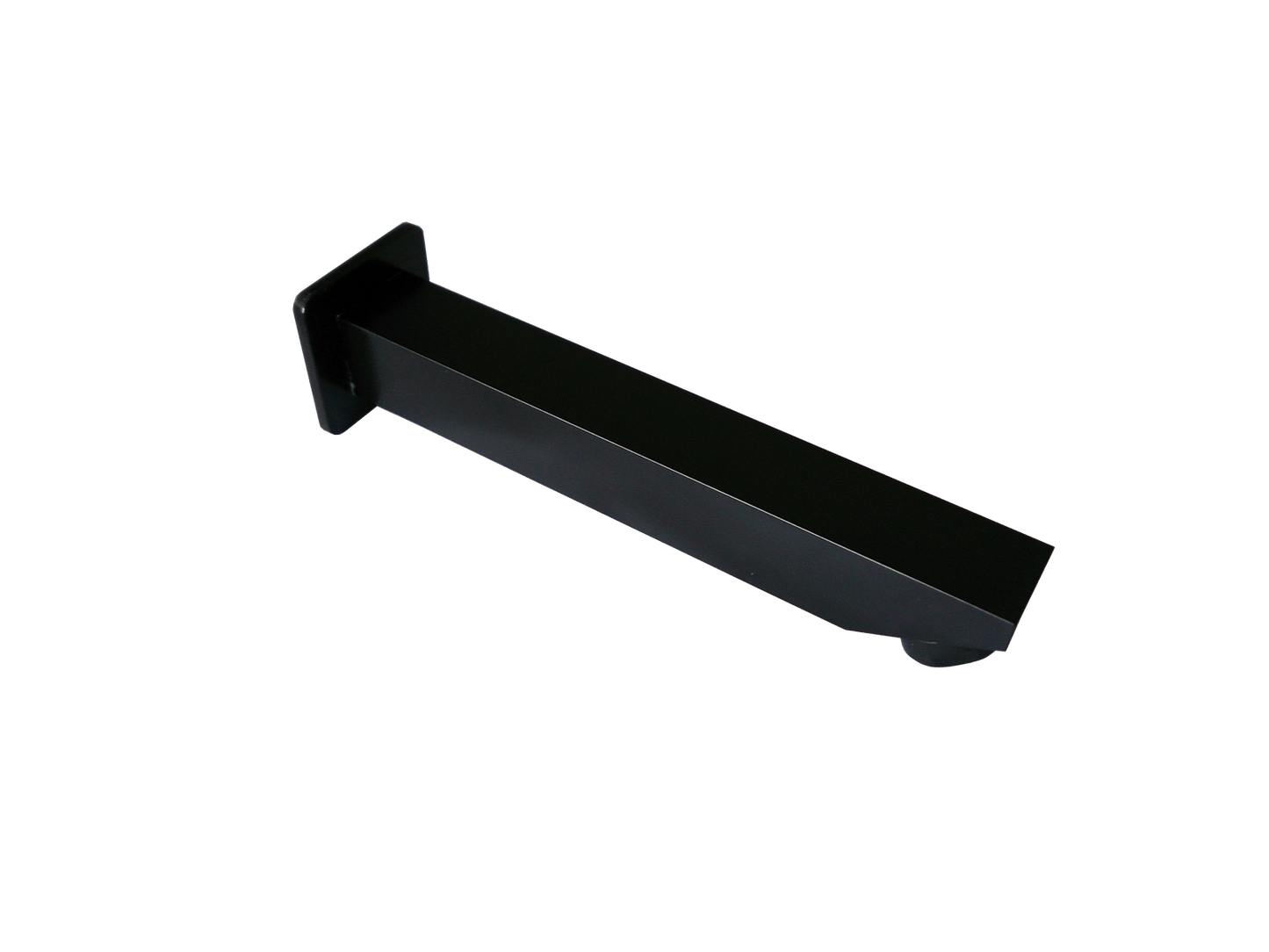 Bath Spout Square 180mm - BLACK