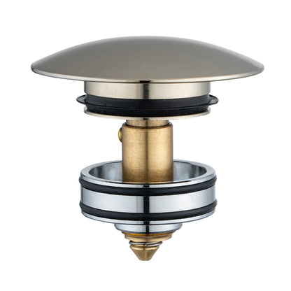 Brushed Nickel Brass Universal Basin/Bathtub Pop Up Waste