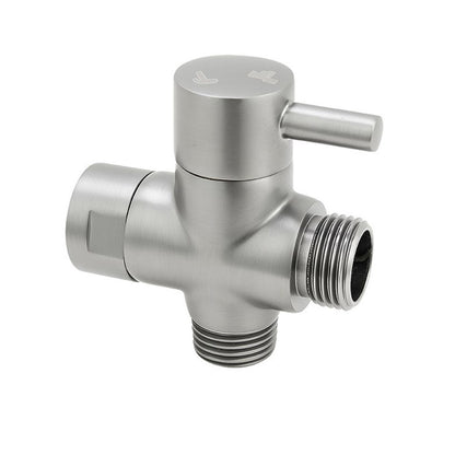 Brushed Nickel Brass Bidet Diverter