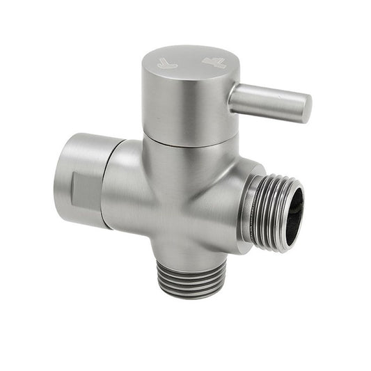 Brushed Nickel Brass Bidet Diverter
