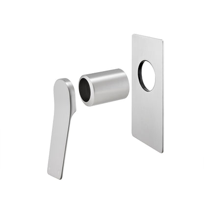 RUSHY Series Square Brushed Nickel Wall Mixer(color up)