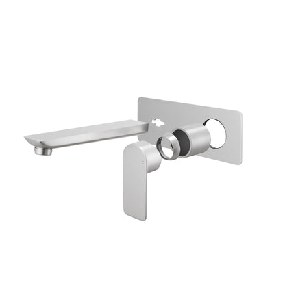 VOG Series Brushed Nickel Wall Mixer With Spout(color up)