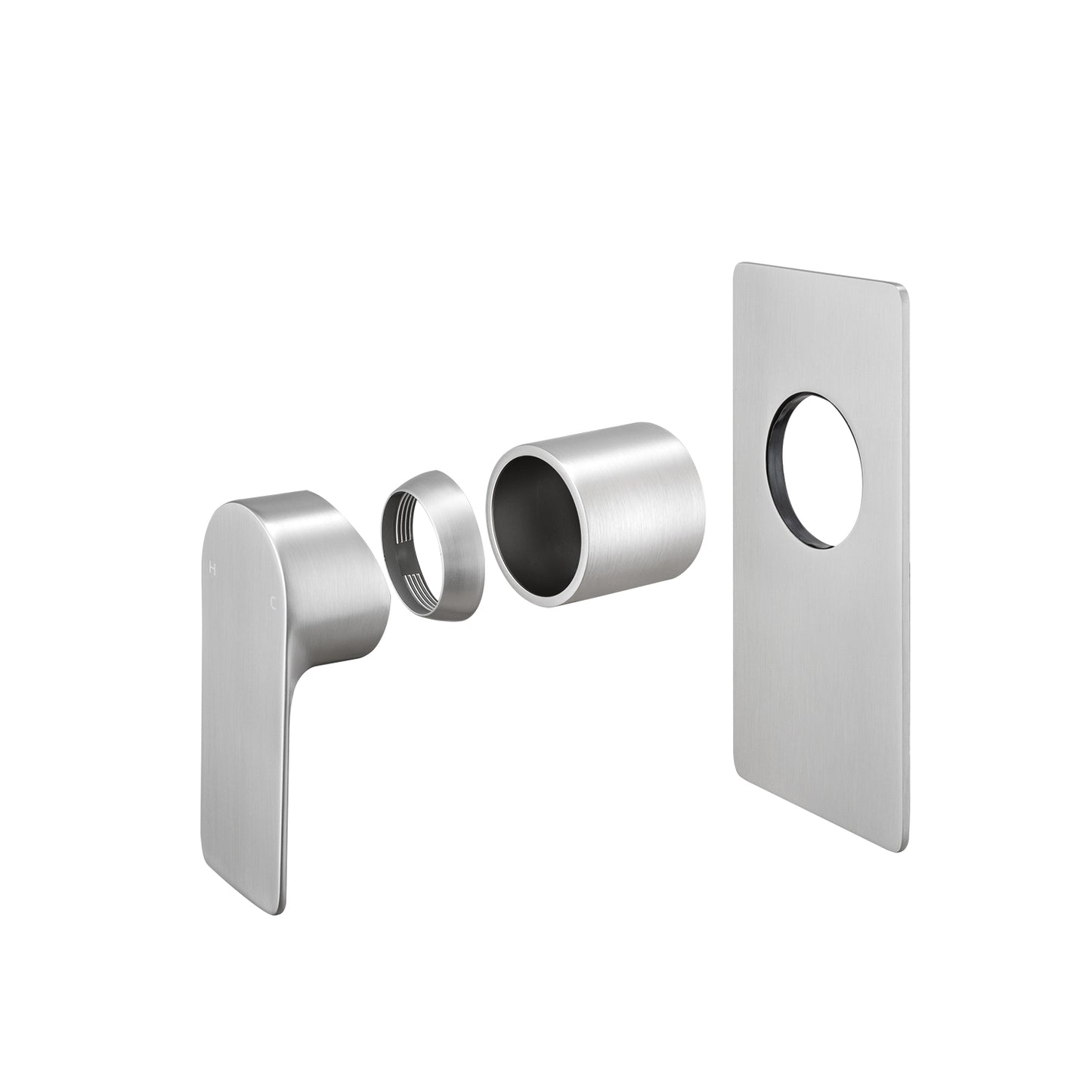 VOG Series Brushed Nickel Wall Mixer(color up)