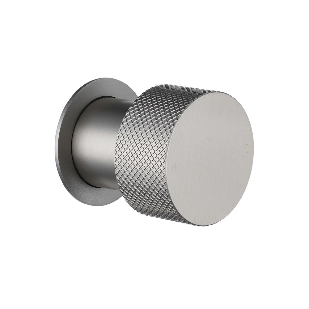 MOON Series Round Brushed Nickel Progressive Wall Mixer Handle(match CLPM)