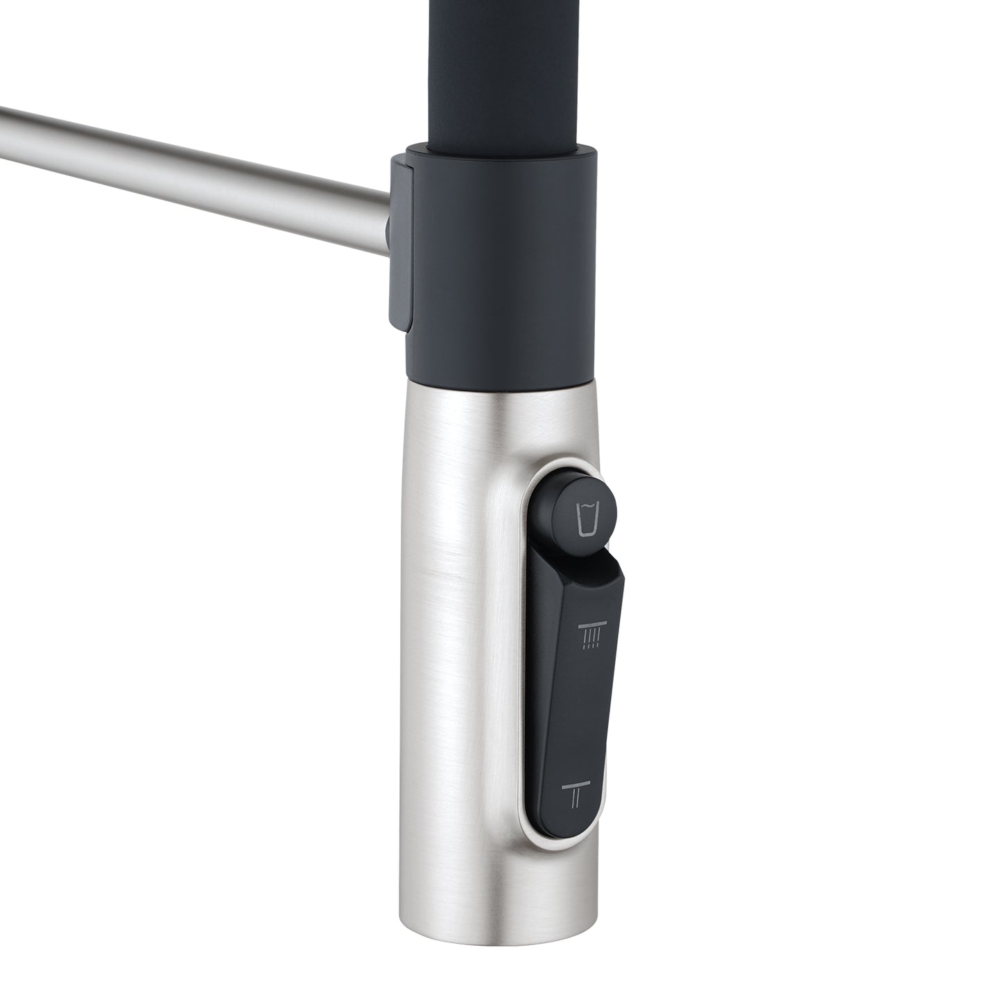 Brushed Nickel Pull Out Kitchen Mixer