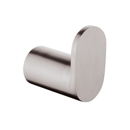 RUSHY Series Brushed Nickel Round Robe Hook