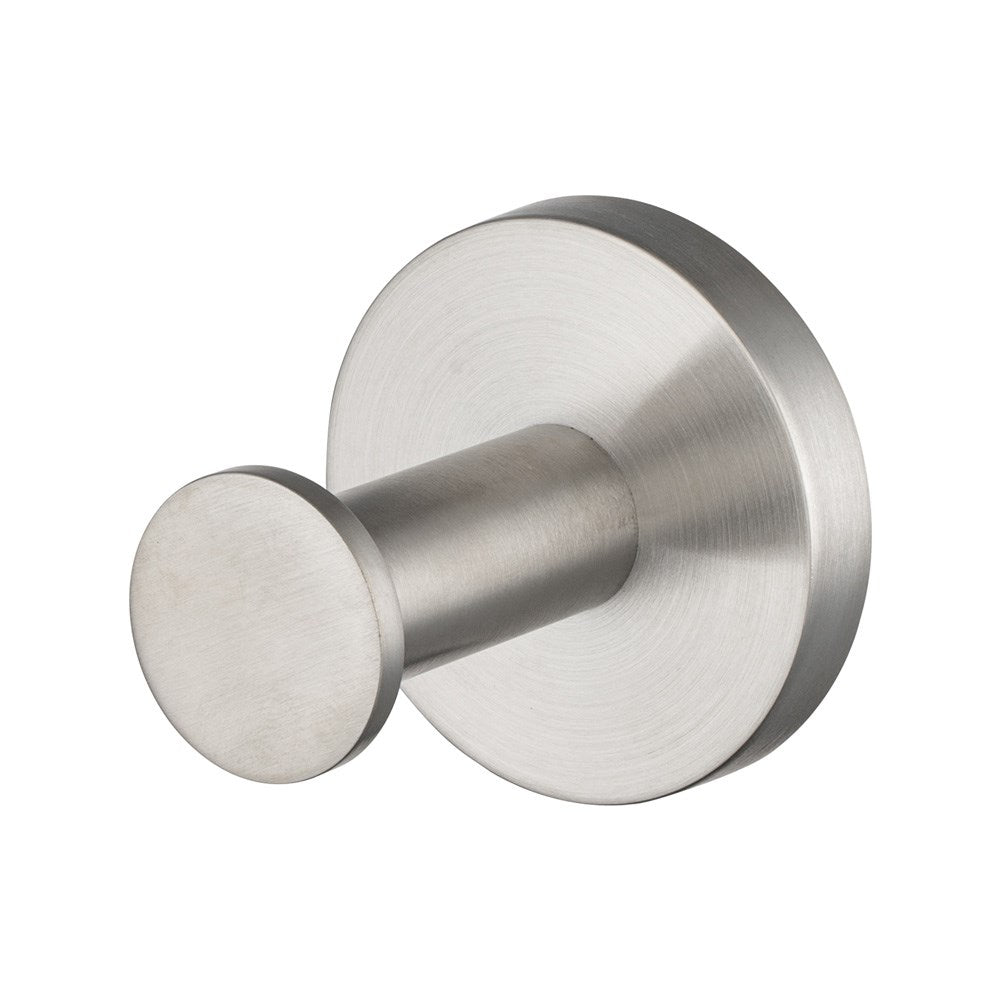 LUCID PIN Series Brushed Nickel Robe Hook