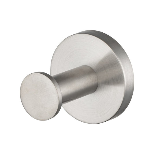 LUCID PIN Series Brushed Nickel Robe Hook