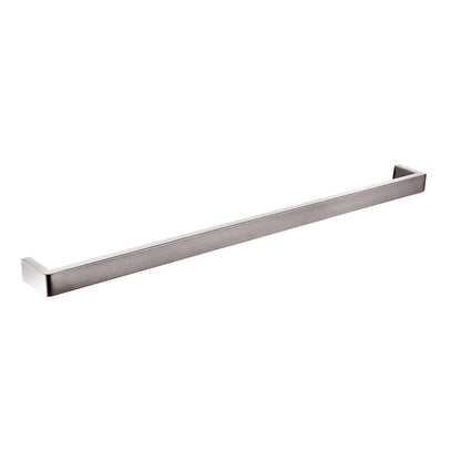 IVANO Series Brushed Nickel Single Towel Rail 800mm