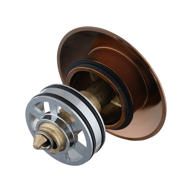 Brushed Copper Universal Basin/Bathtub Pop Up Waste