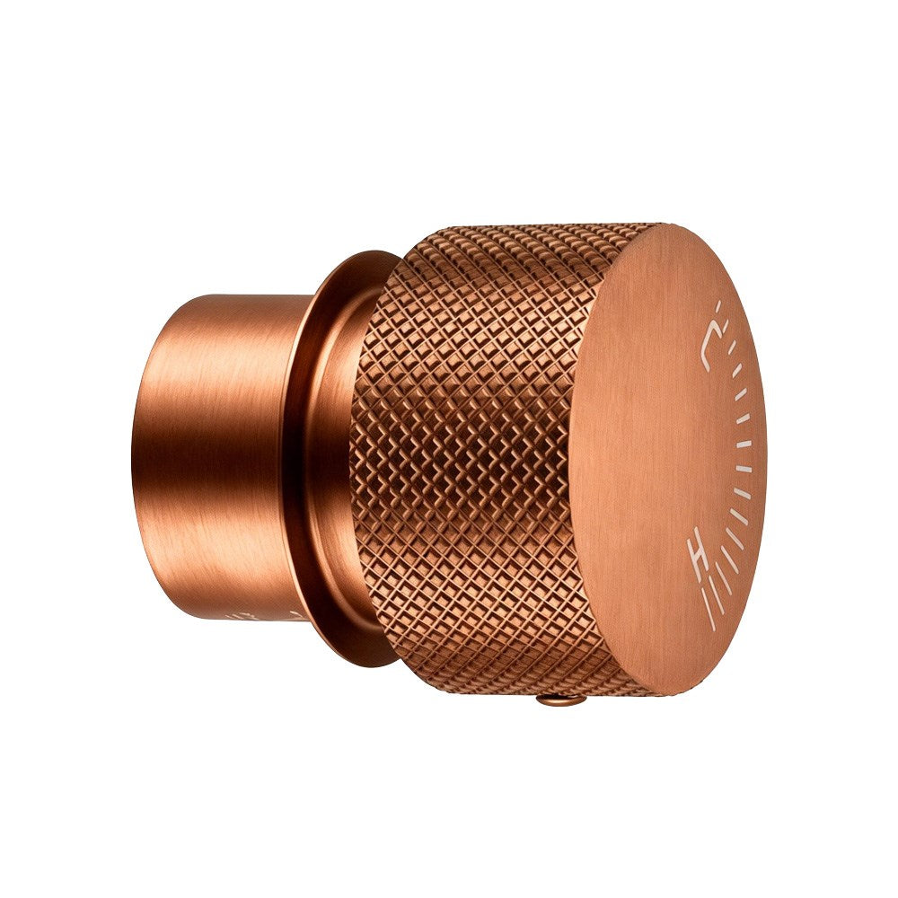 MOON Series Round Brushed Copper Progressive Wall Mixer Handle(match CLPW)