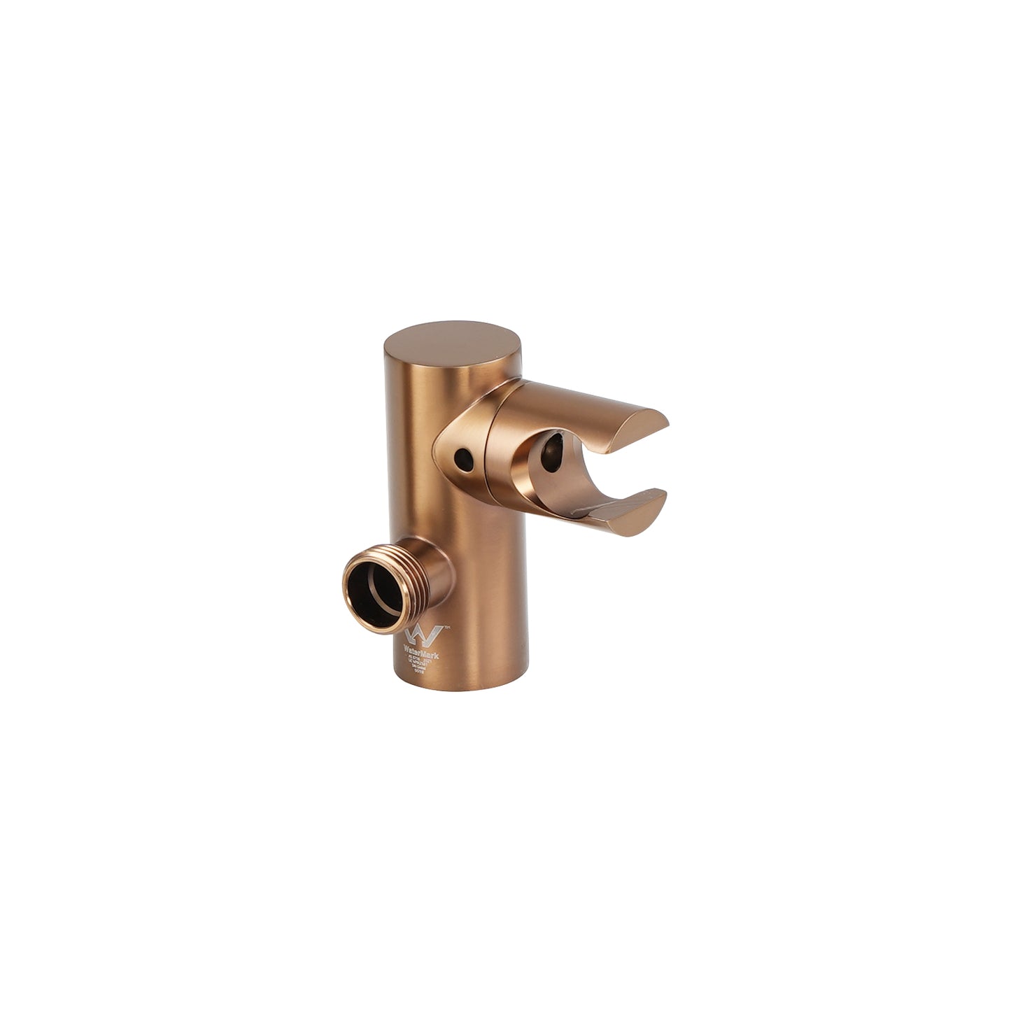 Round Brushed Copper Shower Rail with Handheld Shower(Stainless Steel Hose)