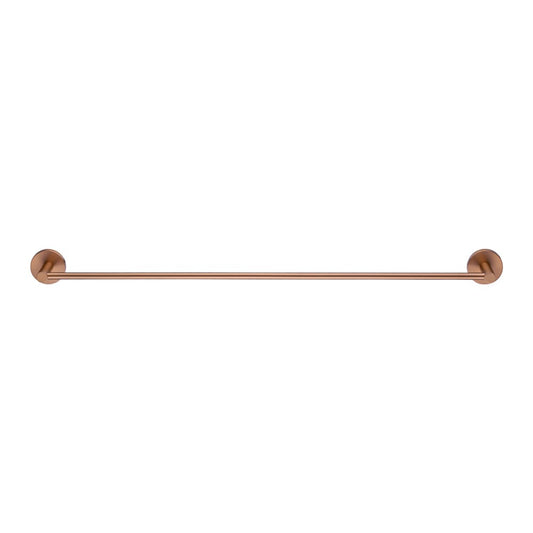 LUCID PIN Series Brushed Copper Single Towel Rack Rail 800mm