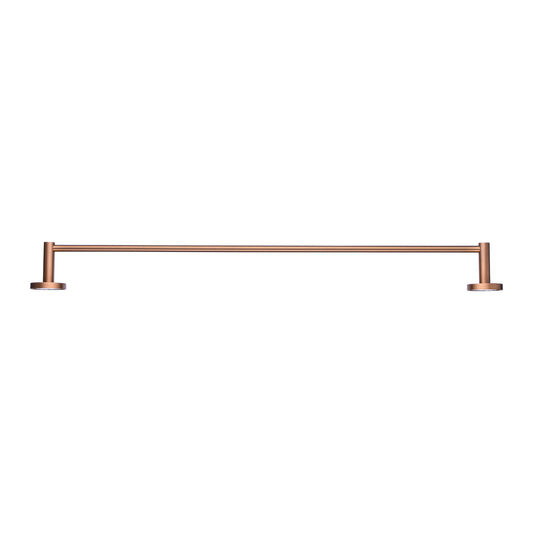 LUCID PIN Series Brushed Copper Single Towel Rack Rail 800mm