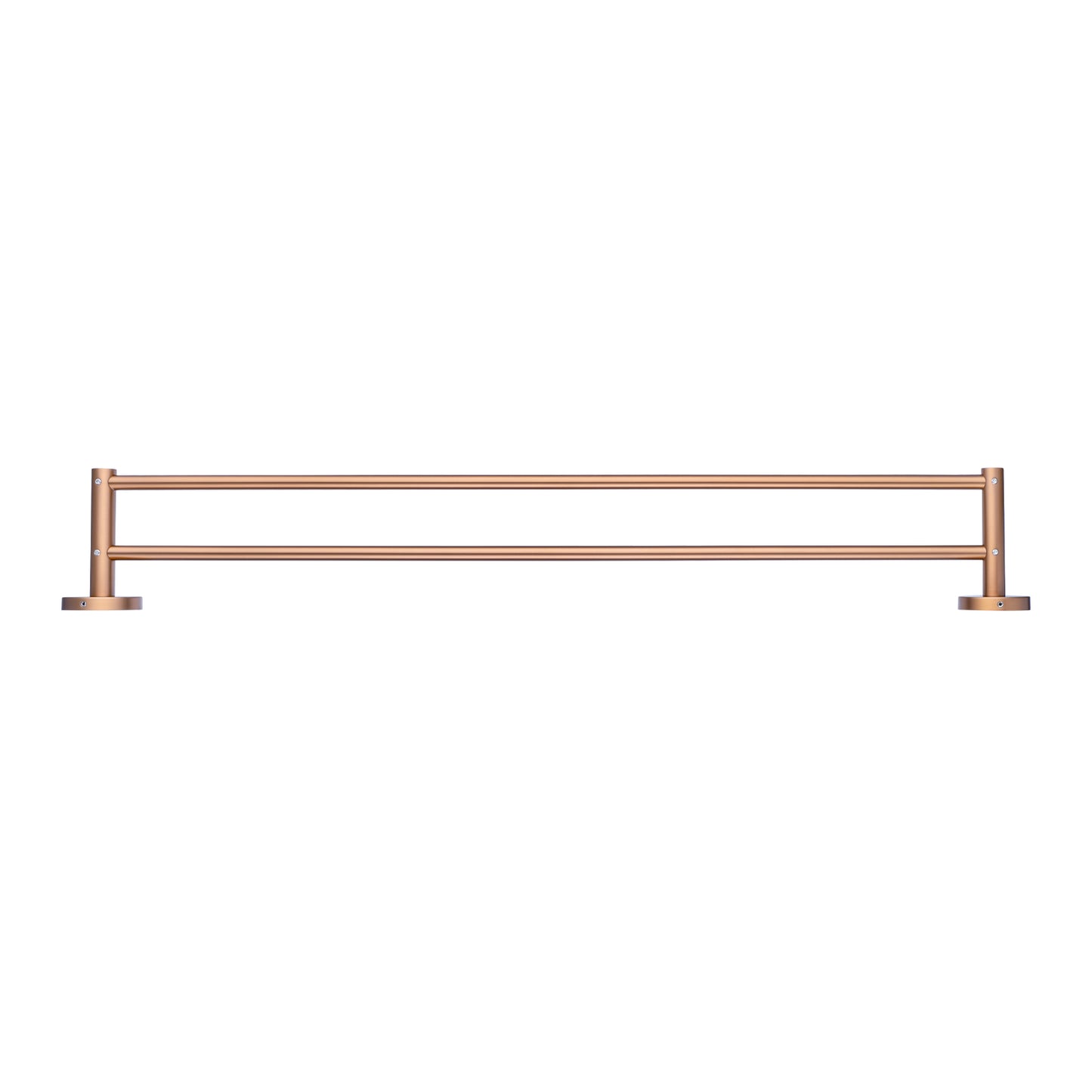 LUCID PIN Series Brushed Copper Double Towel Rail Rail 790mm