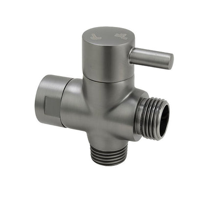 Brushed Gun Metal Grey Brass Bidet Diverter