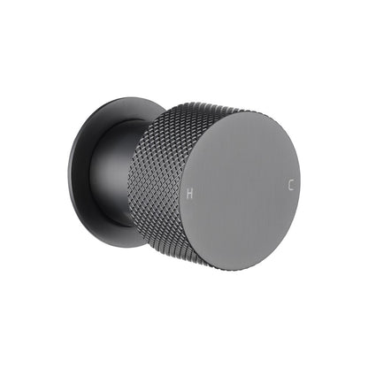 MOON Series Round Brushed Gun Metal Grey Progressive Wall Mixer Handle(match CLPM)