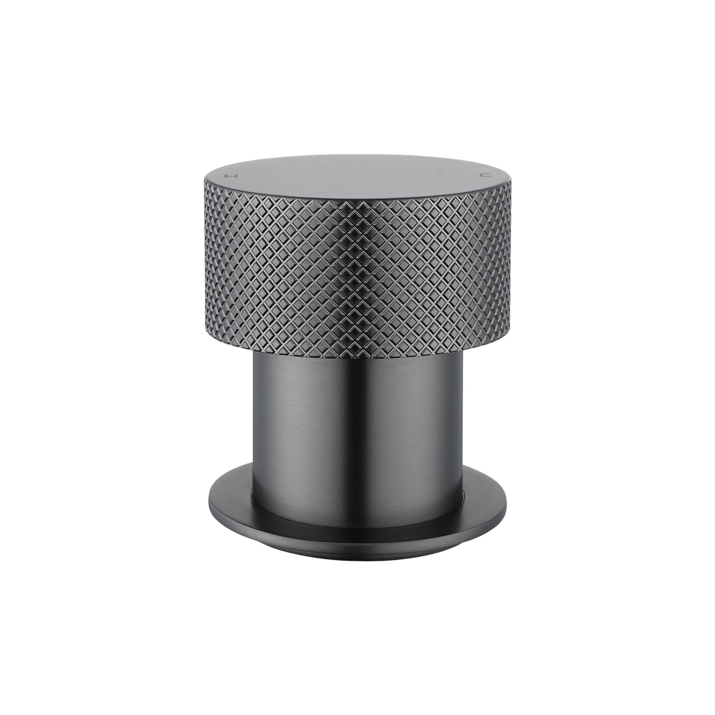 MOON Series Round Brushed Gun Metal Grey Progressive Wall Mixer Handle(match CLPM)