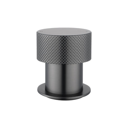 MOON Series Round Brushed Gun Metal Grey Progressive Wall Mixer Handle(match CLPM)