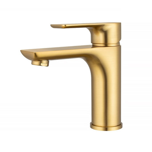 VOG Series Brushed Brass Basin Mixer