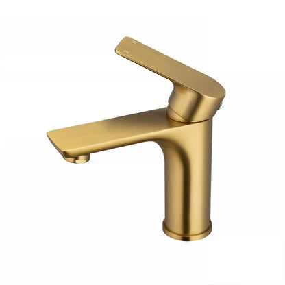 VOG Series Brushed Brass Basin Mixer