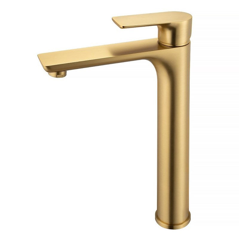 VOG Series Brushed Brass Tall Basin Mixer