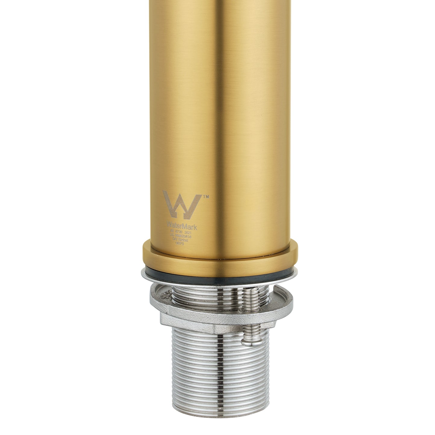 Brushed Brass Pull Out Kitchen Mixer