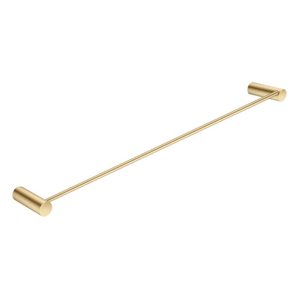 600mm Brushed Gold Pin Single Towel Rail | BUYG6201.TR