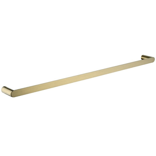 RUSHY Series Brushed Brass Single Towel Rail 800mm
