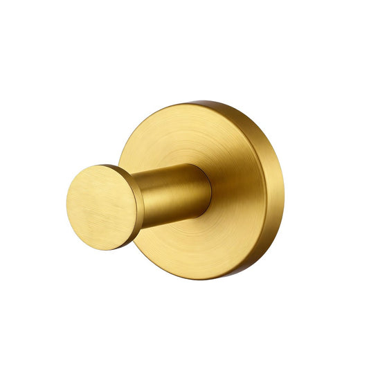 LUCID PIN Series Brushed Brass Robe Hook