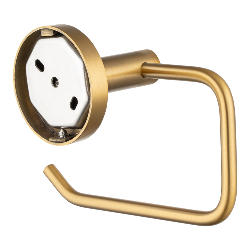LUCID PIN Series Brushed Brass Toilet Paper Holder