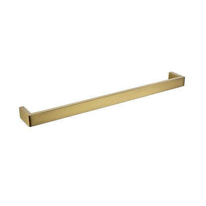 IVANO Series Brushed Brass Single Towel Rail 600mm