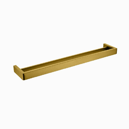 IVANO Series Brushed Brass Double Towel Rail 600mm